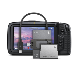 Angelbird Match Pack for Blackmagicdesign Pocket Cinema Camera 6K 1 TB SSD2go PKT Grey | 512 GB CFas