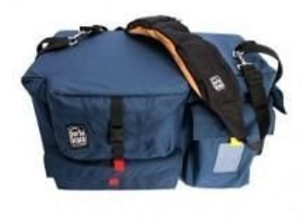 Porta Brace CC-22-PW Quick Draw, ENG Camera Case, Rigid Frame, Blue