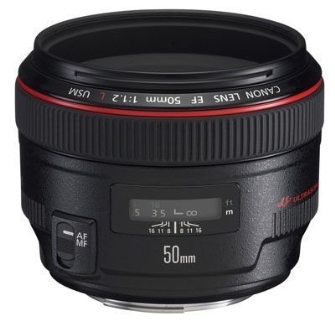 Miete: Canon Optik EF 50mm Festbrennweite f1.2 USM