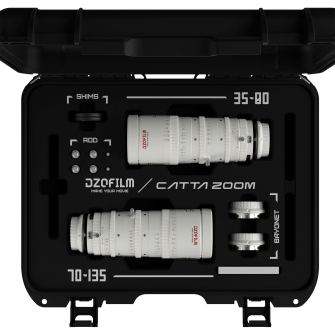 DZOFILM Catta Zoom 2-Lens Kit (35-80/70-135 T2.9) White