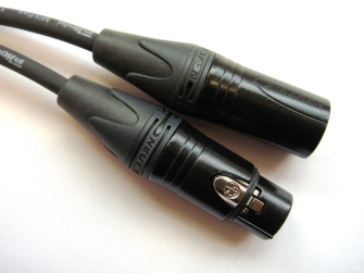 1m Mikflex digital Mikrofonkabel mit XLR 3pol. female / XLR 3pol. male; symmetrisch