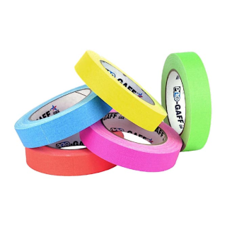 Gaffertape Rolle 25mm x 45.7m fluor. pink