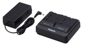 Panasonic AG-BRD50E Dual Battery Charger for the AG-VBR series of batteries