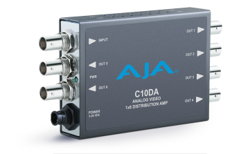 AJA C10DA-R0 - Analog Video 1x6 Distribution Amplifier