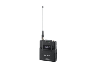 Sony - DWX Series bodypack transmitter, 470.025 MHz to 614.000 MHz, for use with AA batteries, Lemo 