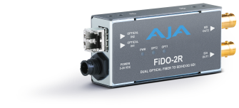 AJA FiDO-2R-MM - 2-Channel Multi-Mode LC Fiber to 3G-SDI Receiver