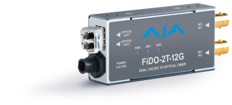 AJA FiDO-2T-12G - 2-Channel 12G-SDI to Single Mode LC Fiber Transmitter