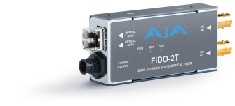 AJA FiDO-2T-MM - 2-Channel 3G-SDI to Multi-Mode LC Fiber Transmitter