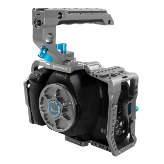 Kondor Blue Blackmagic Pocket 6K Pro &amp; 6K G2 Cage  - With Top Handle (Space Gray)