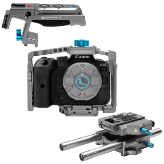 Kondor Blue Canon R5 Arca Base Rig MKII (R5/R6/R) (Space Gray)