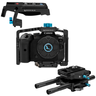 Kondor Blue Canon R5 Arca Base Rig MKII (R5/R6/R) (Raven Black)