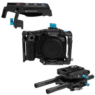 Kondor Blue Canon R7 Arca Base Rig MKII (Raven Black)