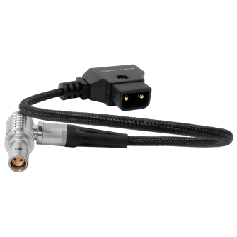Kondor Blue DTAP to RED Komodo(FGJ.0B.302.CLLD52) Braided Cable RIGHT ANGLE (Raven Black)