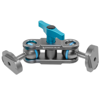 Kondor Blue Cine Magic Arm with Mini Lock QR Plates (Space Gray)