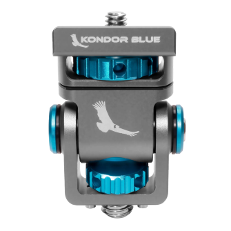 Kondor Blue Swivel Tilt Monitor Mount with Arri Pin (Pan/Tilt) (Space Gray)