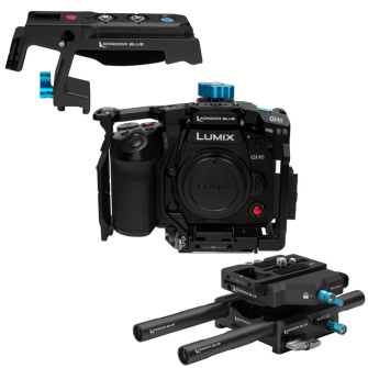 Kondor Blue Panasonic LUMIX GH7/GH6 Cage Base Rig MKII (Raven Black)
