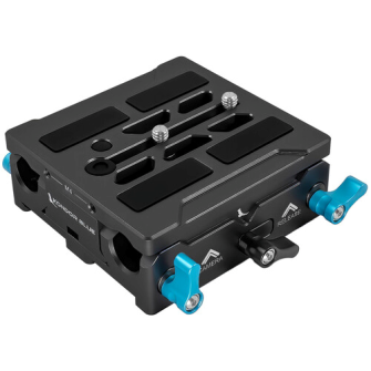 Kondor Blue Universal LWS ARRI Bridge Plate for ARRI, RED, URSA, C70, VENICE (Raven Black)