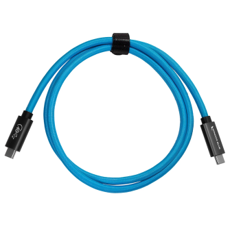 Kondor Blue THUNDERBOLT 4 USB 4.0 TYPE C CABLE BLAZING 40G SPEEDS 5A 100W STRAIGHT 3 FT