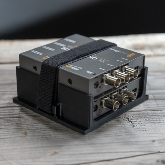 Halterung f&#252;r 2 Blackmagic Mini Converter - Horizontal