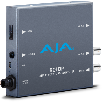 AJA ROI-DP-R0 - DisplayPort to SDI with Region of Interest Scaling and DP Loop Through
