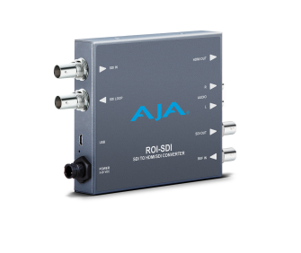 AJA ROI-SDI-R0 - 3G-SDI to 3G-SDI/HDMI Converter with Region of Interest Scaling