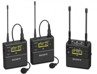 Sony - Dual Channel UWP-D Kit. 1 x URX-P41D/K33 &amp; 2 x UTX-B40/K33 transmitter (TV-channel 33-41, 566