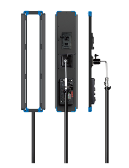 SWIT VANGO-100L | 8:1 RGBW Panel Light, 2.1cm ultra slim and 2kg weight, with Bag and Gooseneck Conn