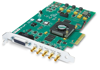 AJA Z-OEM-CRV22-R0 - 4-Lane PCIe Card, 2x In/2x Out HD/SD/3G SDI, 2x LTC, Genlock, 2x RS-422, 2x Mix