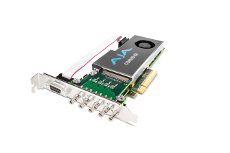 AJA CRV88-9-S-R0 - PCIe 2.0 8-Channel I/O, Raster Independent Channels, 4K Capable, Short PCIe Brack