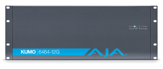 AJA KUMO-6464-12G - KUMO 64x64 Compact 12G-SDI Router, with 1 Power Supply