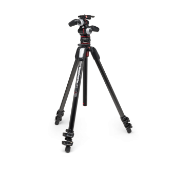 Manfrotto 055 Carbon Stativ 3 Wege 3 Seg