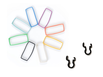 Tentacle Silicone Bands &amp; Clamps Set (Rainbow) for SYNC E