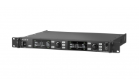 Sony - DWX Series Rackmount Receiver, 2-channel, wideband 244MHz, Dante AoIP, 470.025 MHz to 714.000