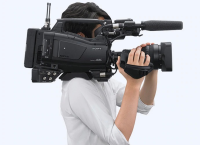 Sony - 4K 3-chip 2/3” CMOS Sensor Shoulder Camcorder with Global Shutter, B4 Mount, Sensitivity F11 