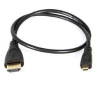 Teradek (Type D) Micro-HDMI Male to (Type A) Full-HDMI Male Cable (18in/45cm)