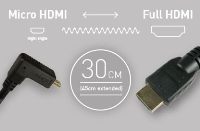 ATOMOS Micro HDMI (angled) 30cm