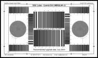 DSC Labs Combi DX-1 MultiBurst Squarewave 16:9 / 4:3 Black on White