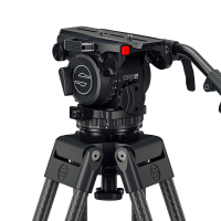 Sachtler Cine 20 Fluidkopf mit Sideload 100 mm, 7+7 drag, 1 Teleskopschwenkstange