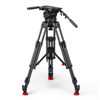 Sachtler System Cine 30 mit Fluidkopf, EFP 2 CF Kohlefaser-Stativ mit Mittelspinne