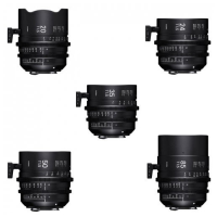 SIGMA 20 mm + 24 mm + 35 mm +
50 mm + 85 mm T 1,5
+ Koffer PMC-002 Canon EF