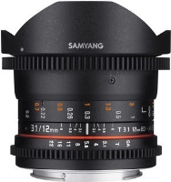Samyang 12mm T3.1 Canon VDSLR II Video DSLR II / Formatabdeckung: Full Frame