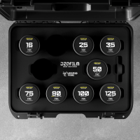 DZOFILM Vespid Prime 8-Lens Kit (16 T2.8 + 25/35/50/75/100/125 T2.1 + Macro 90 T2.8) metric