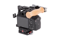 Wooden Camera - Unified DSLR Cage (Small) with Wood Grip