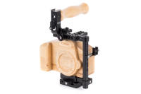 Wooden Camera - Unified DSLR Cage (Medium) with Wood Grip