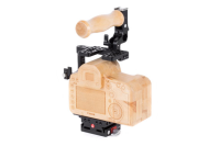 Wooden Camera - Unified DSLR Cage (Medium) with Wood Grip