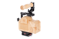 Wooden Camera Unified DSLR Cage (Medium) with Wood Grip