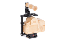 Wooden Camera Unified DSLR Cage (Medium) with Wood Grip