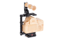 Wooden Camera - Unified DSLR Cage (Medium) with Wood Grip