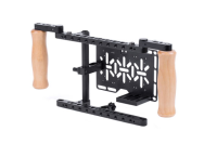 Wooden Camera - Director&#39;s Monitor Cage v2 (Dual Teradek Wireless Receiver Kit)