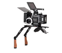 Wooden Camera - Shoulder Rig v3 (Pro, Brown Leather)